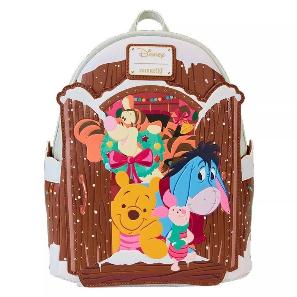 Loungefly Winnie The Pooh & Friends Christmas Greetings Light Up Mini Ba